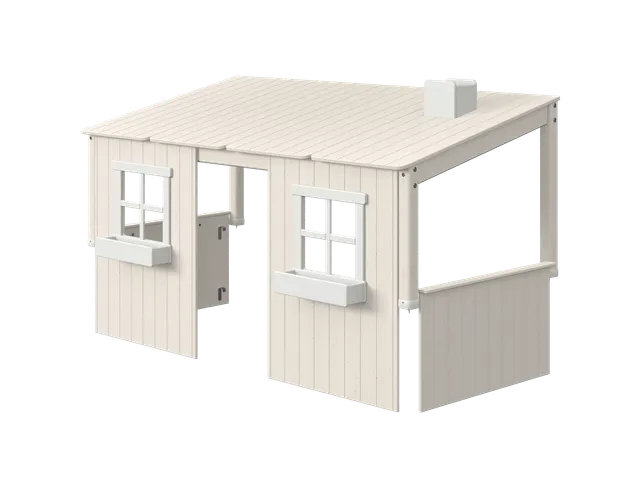 flexa-classic-haus-f-r-einzel-und-spielbett-120-cm-wei image 1