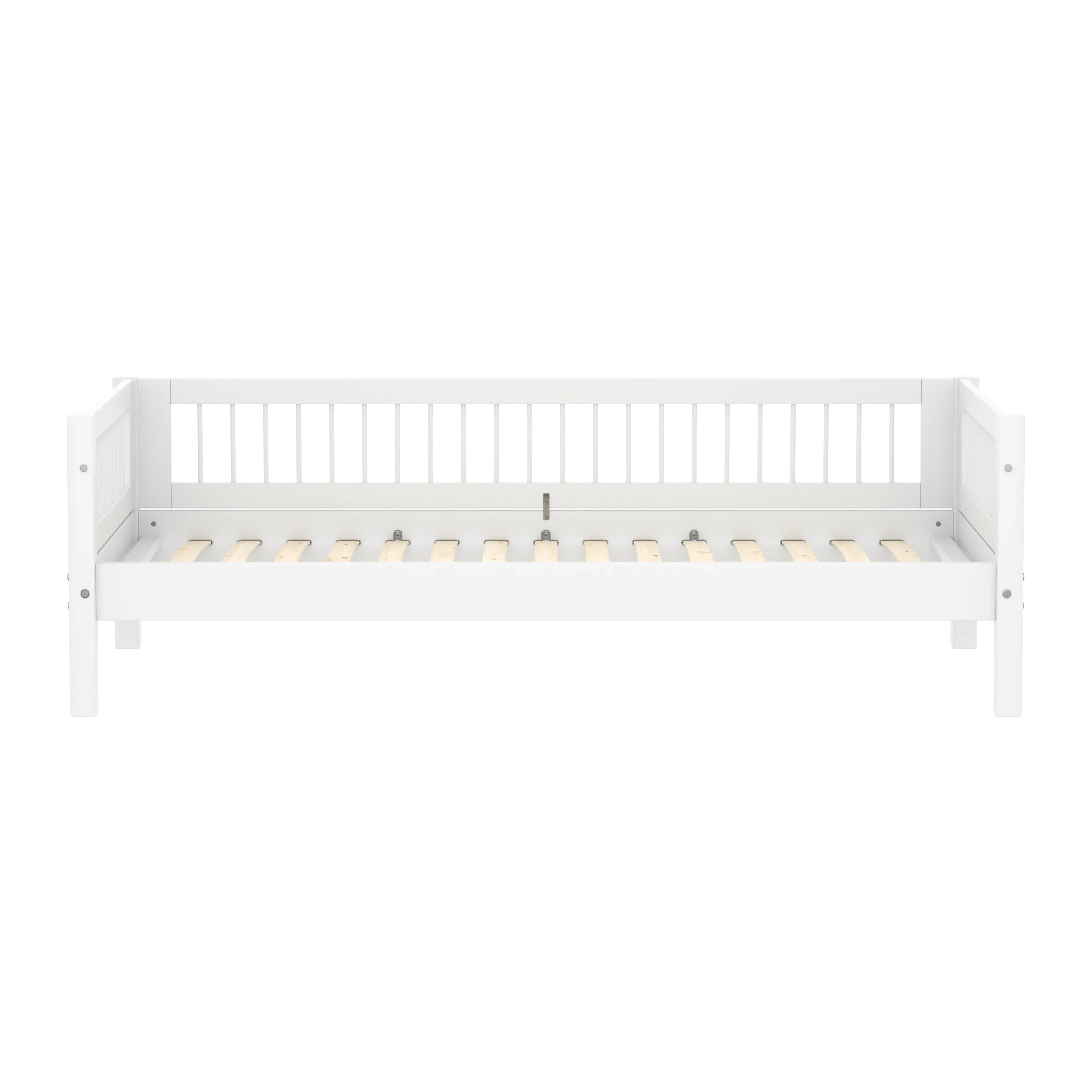 flexa-white-einzelbett-mit-crossbars-und-absturzsicherung-90x200-cm-wei-2 image 2