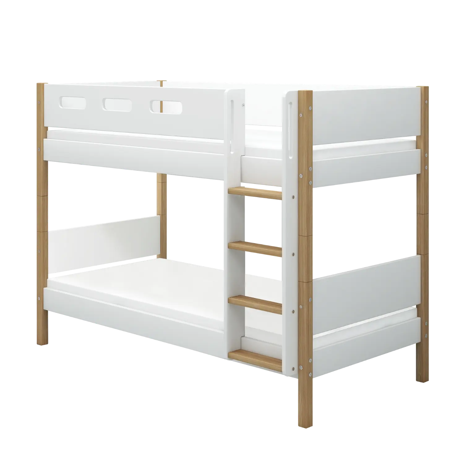 flexa-nor-etagenbett-154-cm-mit-gerader-leiter-und-absturzsicherung-90x200-cm-we image 1