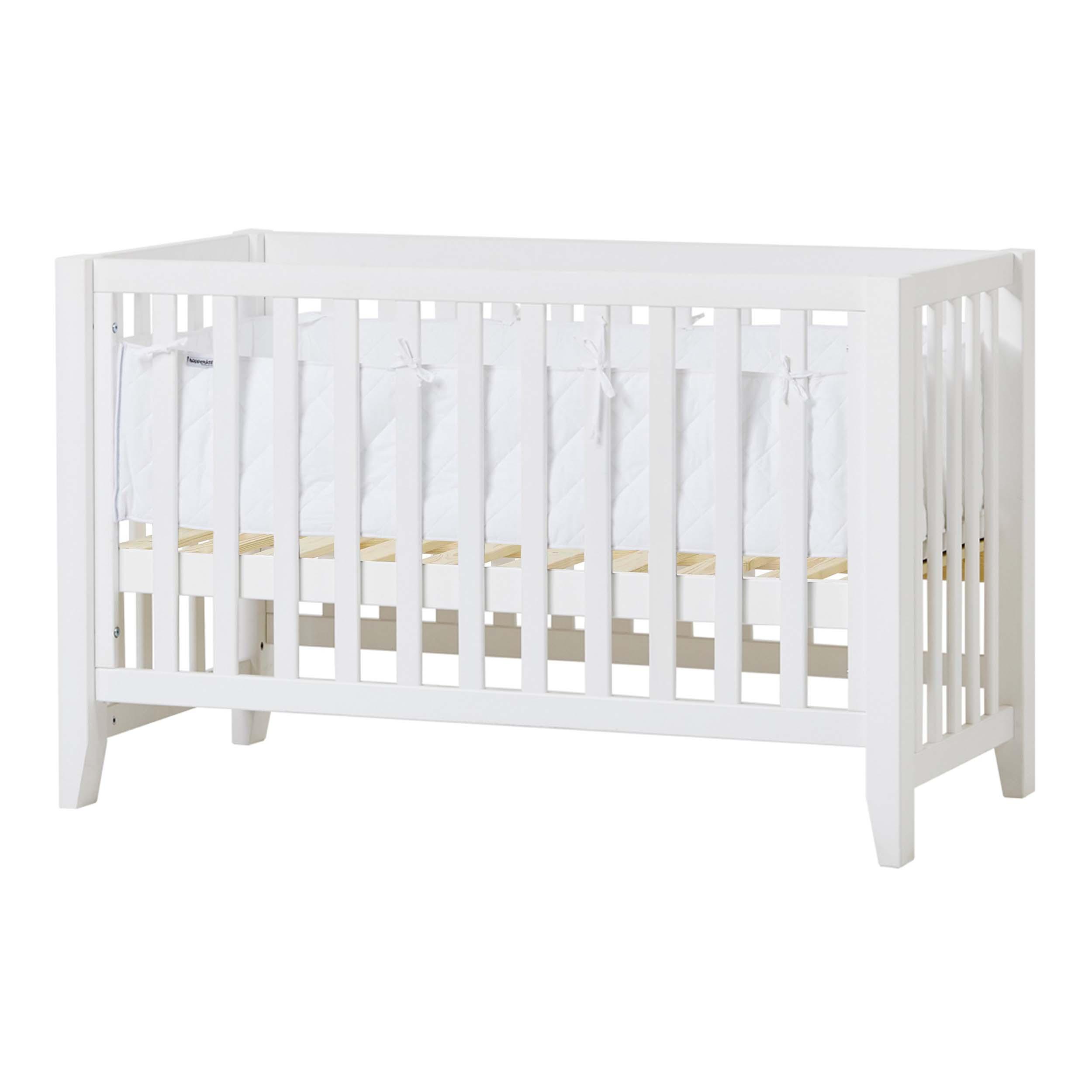 hoppekids-gesteppte-bettumrandung-60x120-cm-wei-baby-bettschutz image 2