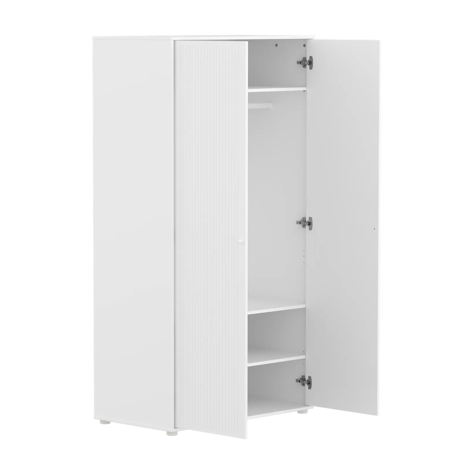 flexa-saga-kleiderschrank-2-t-ren-rillen-griffe-eiche-wei image 8