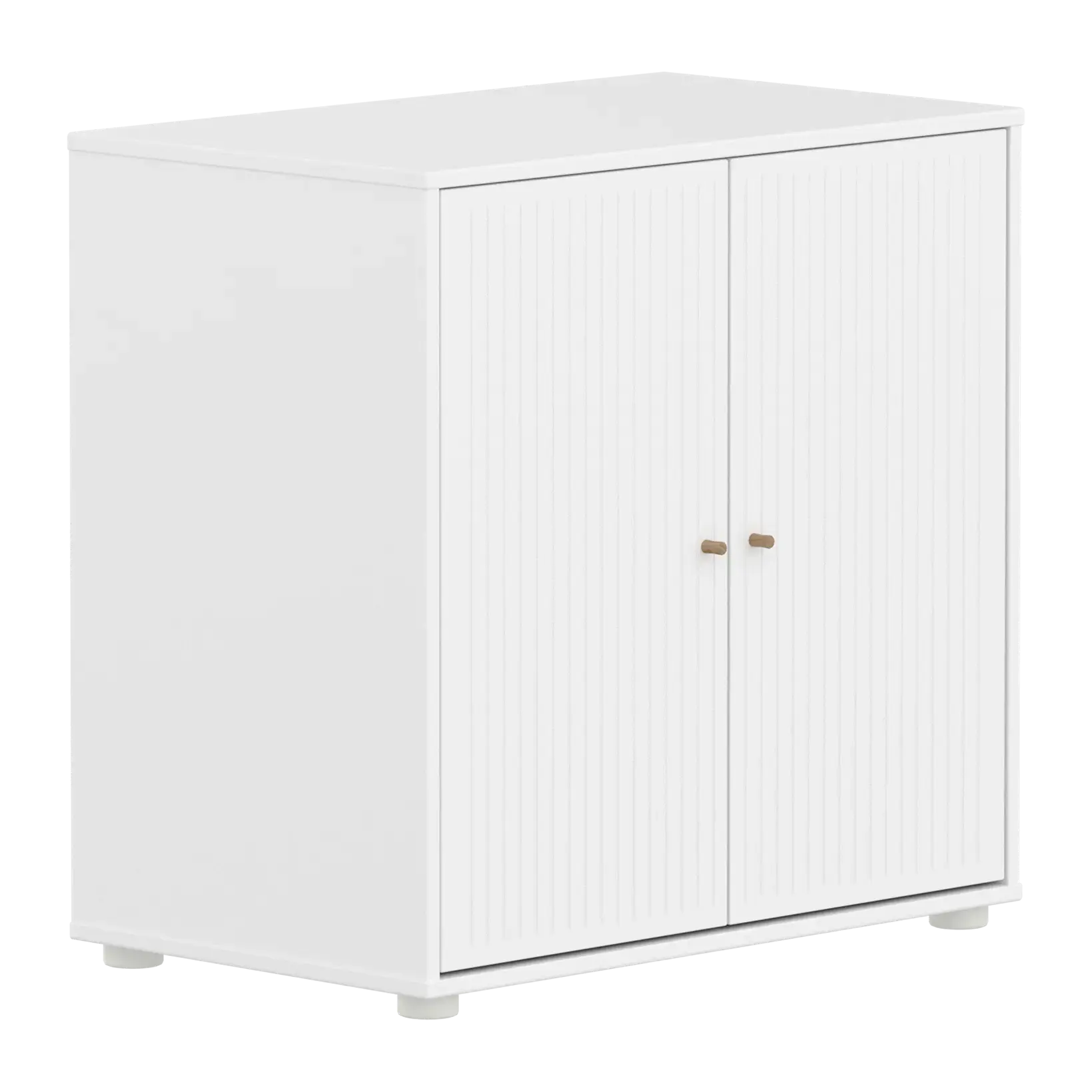flexa-saga-schrank-2-t-ren-mit-rillen-griffe-eiche-wei image 3