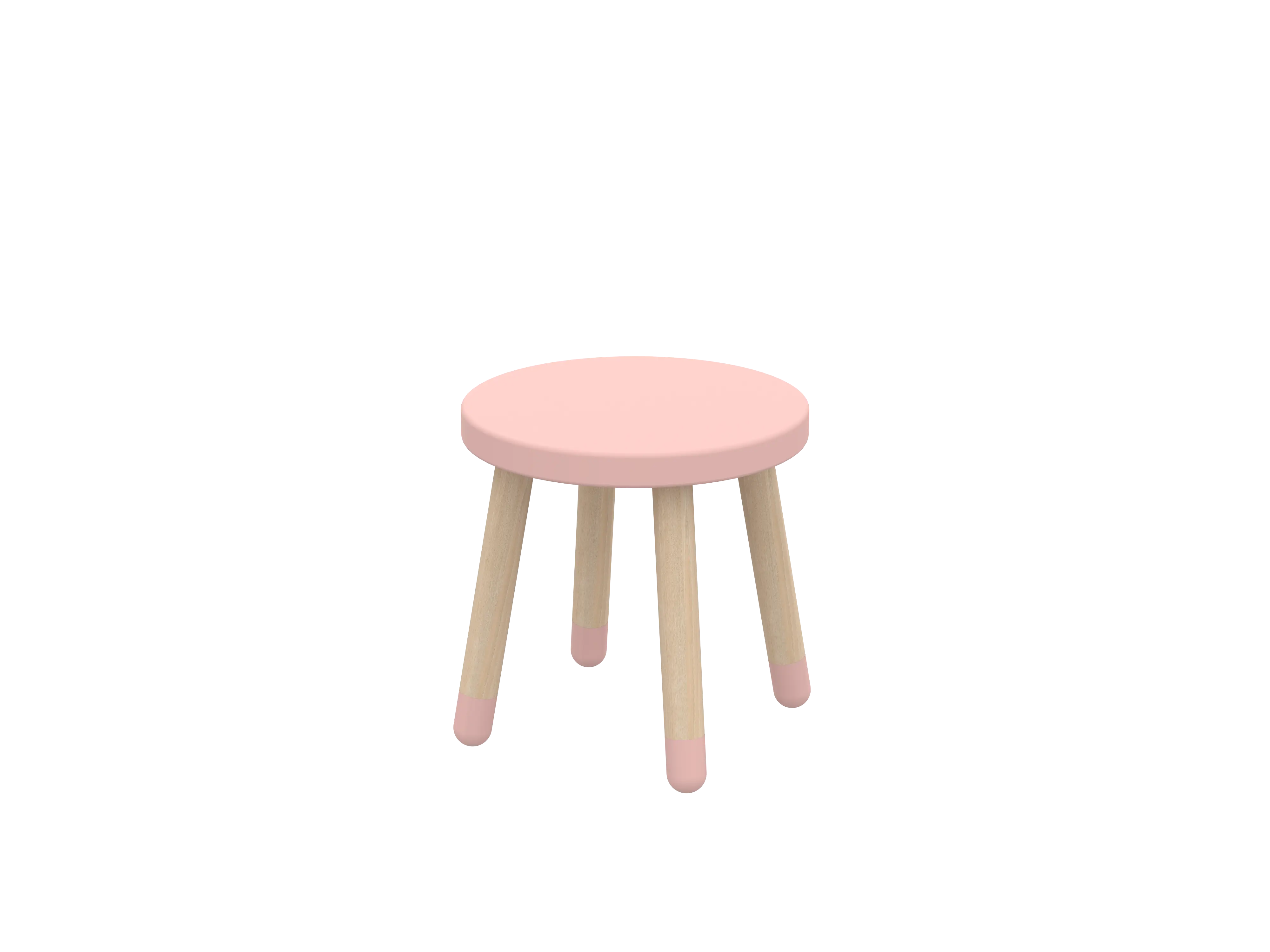 flexa-dots-stuhl-spielhocker-blushing-pink image 1