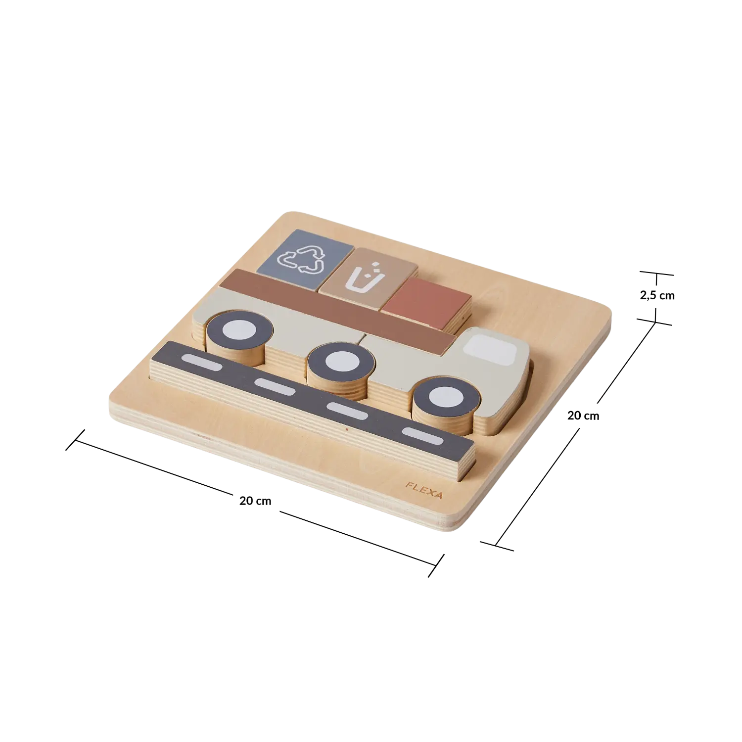 flexa-puzzle-lkw-aus-holz-wendepuzzle image 3
