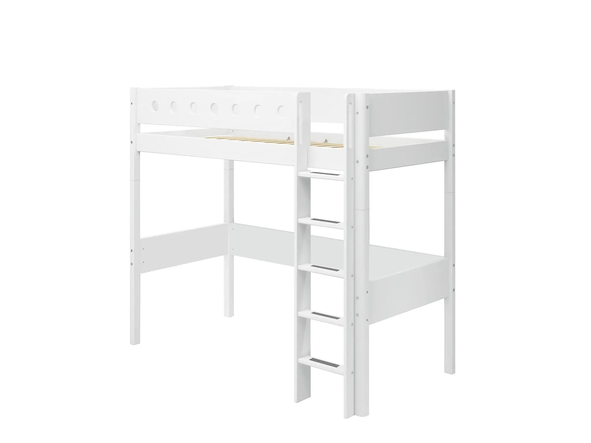 flexa-white-hochbett-184-cm-mit-leiter-und-absturzsicherung-90x200-cm-wei-2 image 3