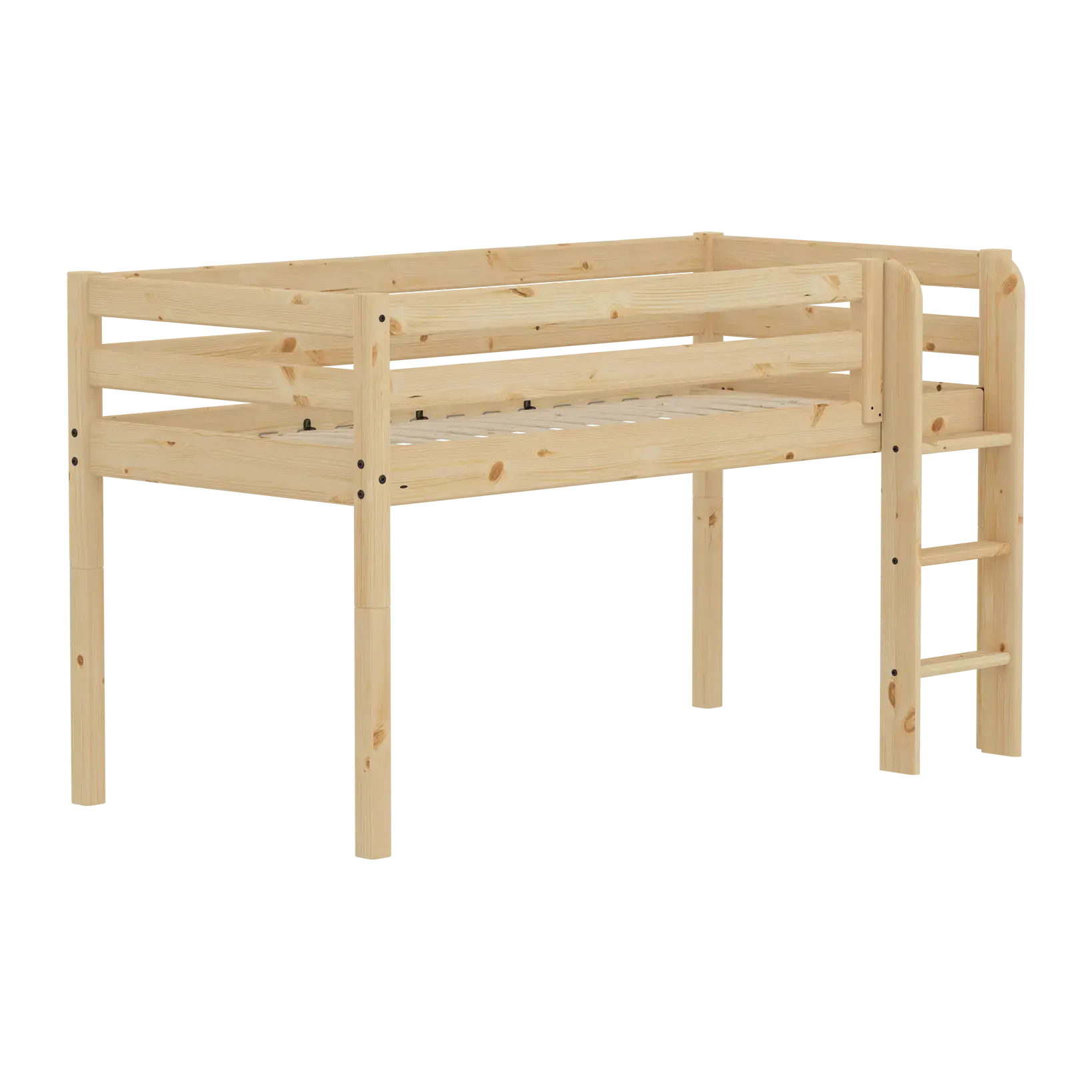 flexa-classic-raw-halbhohes-bett-90x200-cm-kiefernholz image 4