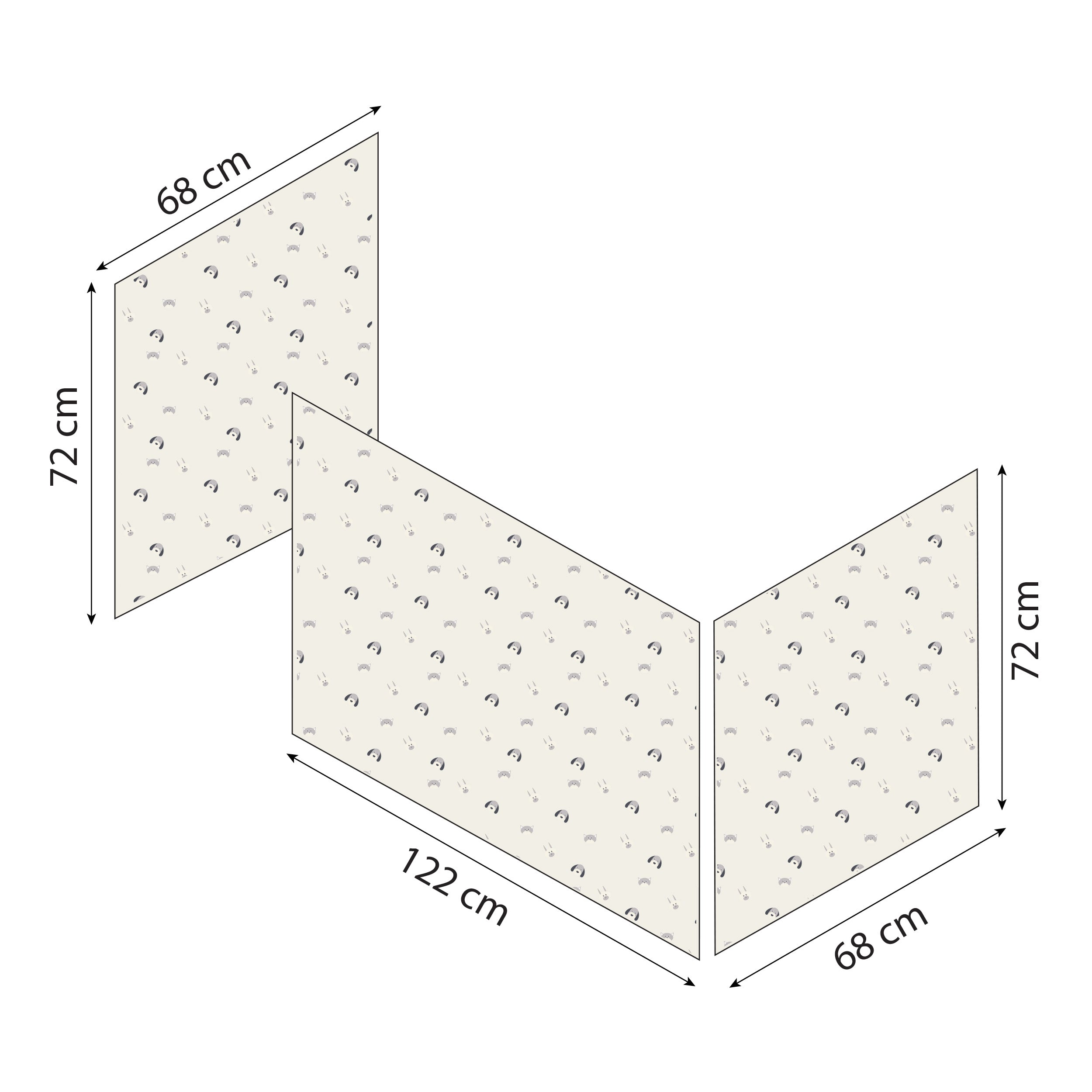 hoppekids-eco-dream-halbhochbett-90x200-mit-pets-pristine-bettvorhang image 4