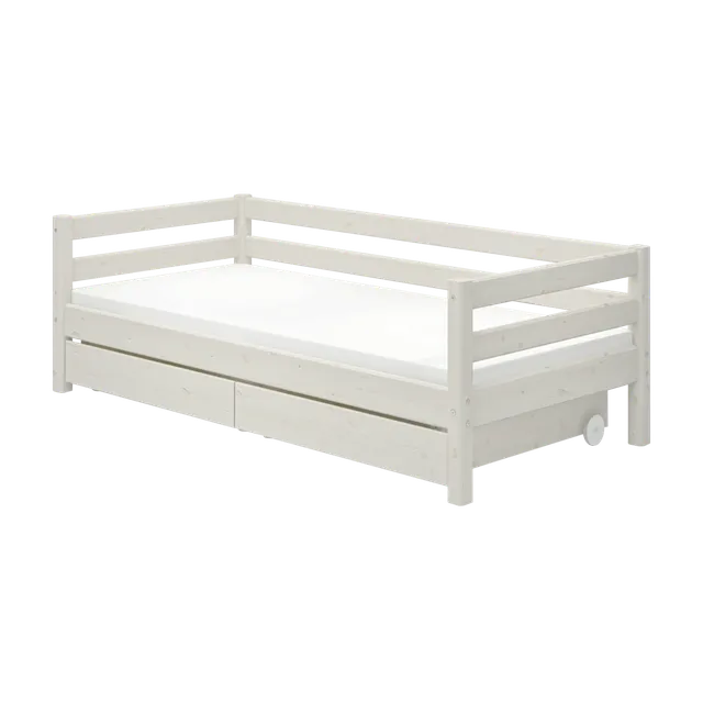 flexa-classic-einzelbett-tagesbett-90x200-cm-wei-mit-schubladen image 1