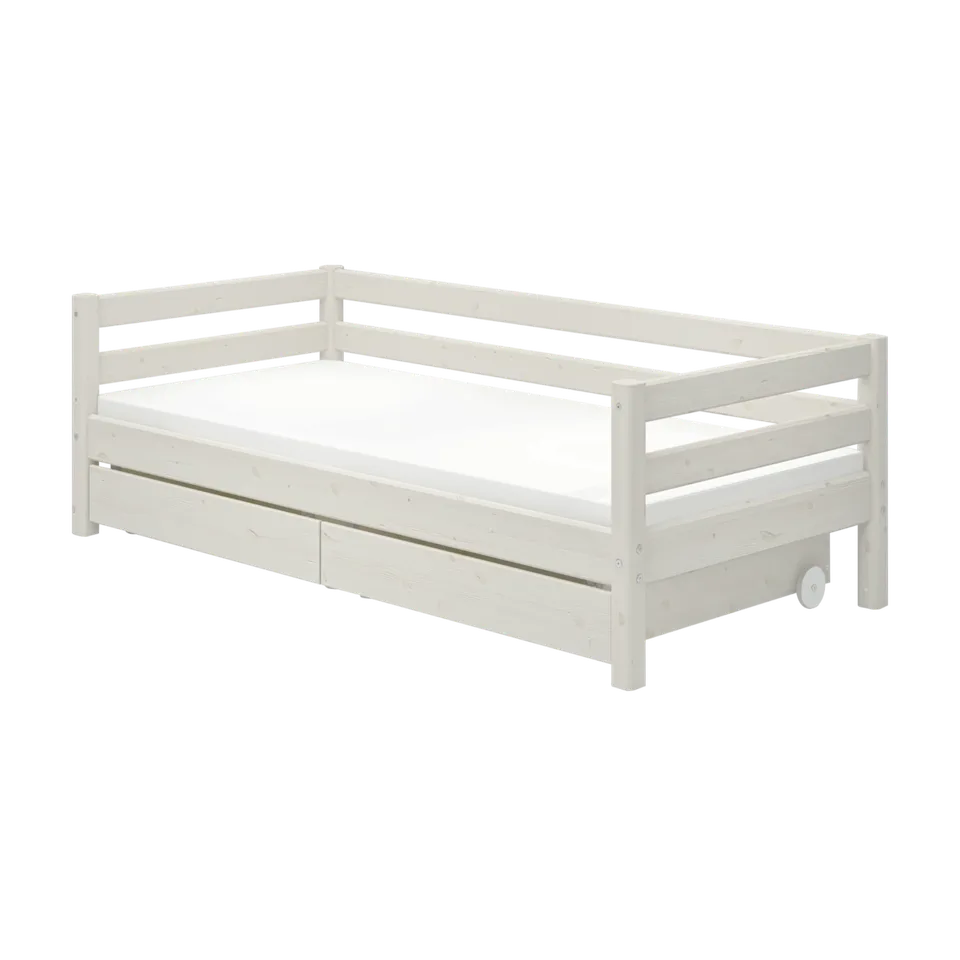 flexa-classic-einzelbett-tagesbett-90x200-cm-wei-mit-schubladen image 1