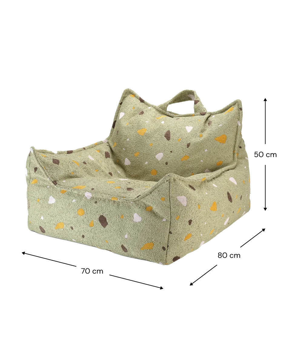 wigiwama-terrazzo-moss-sitzsack-ottoman-set image 4