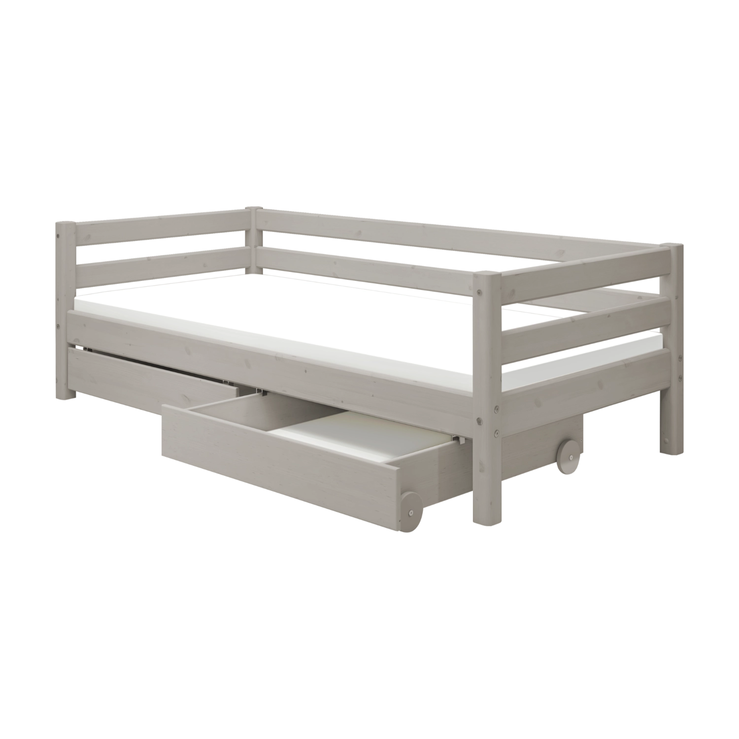 flexa-classic-tagesbett-einzelbett-90x200-cm-mit-schubladen-grau image 4