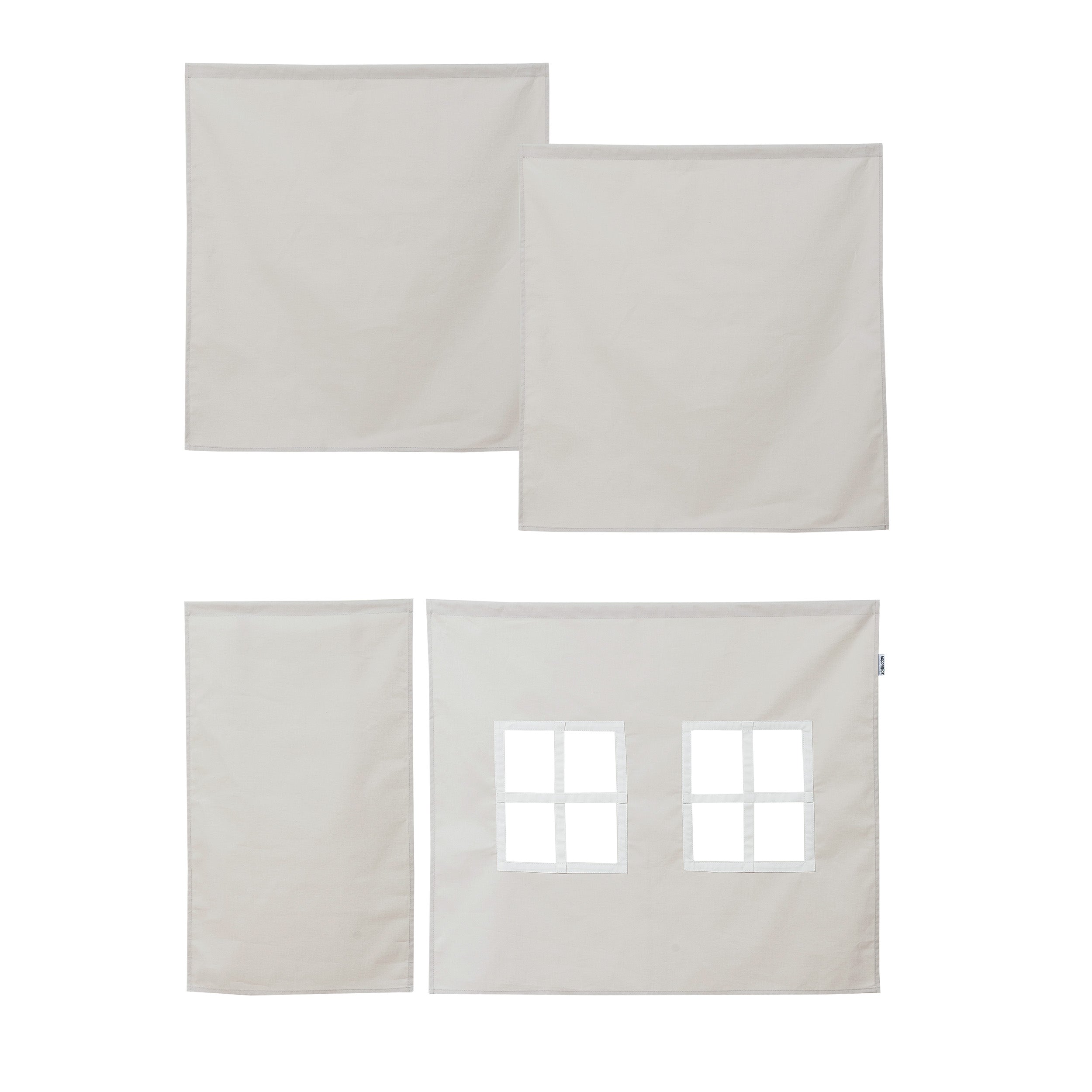 hoppekids-silver-cloud-bettvorhang-f-r-halbhochbett-70x160-90x200-cm image 2