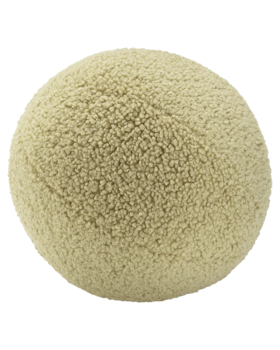 wigiwama-matcha-ballkissen-teddy-ball-cushion image 1