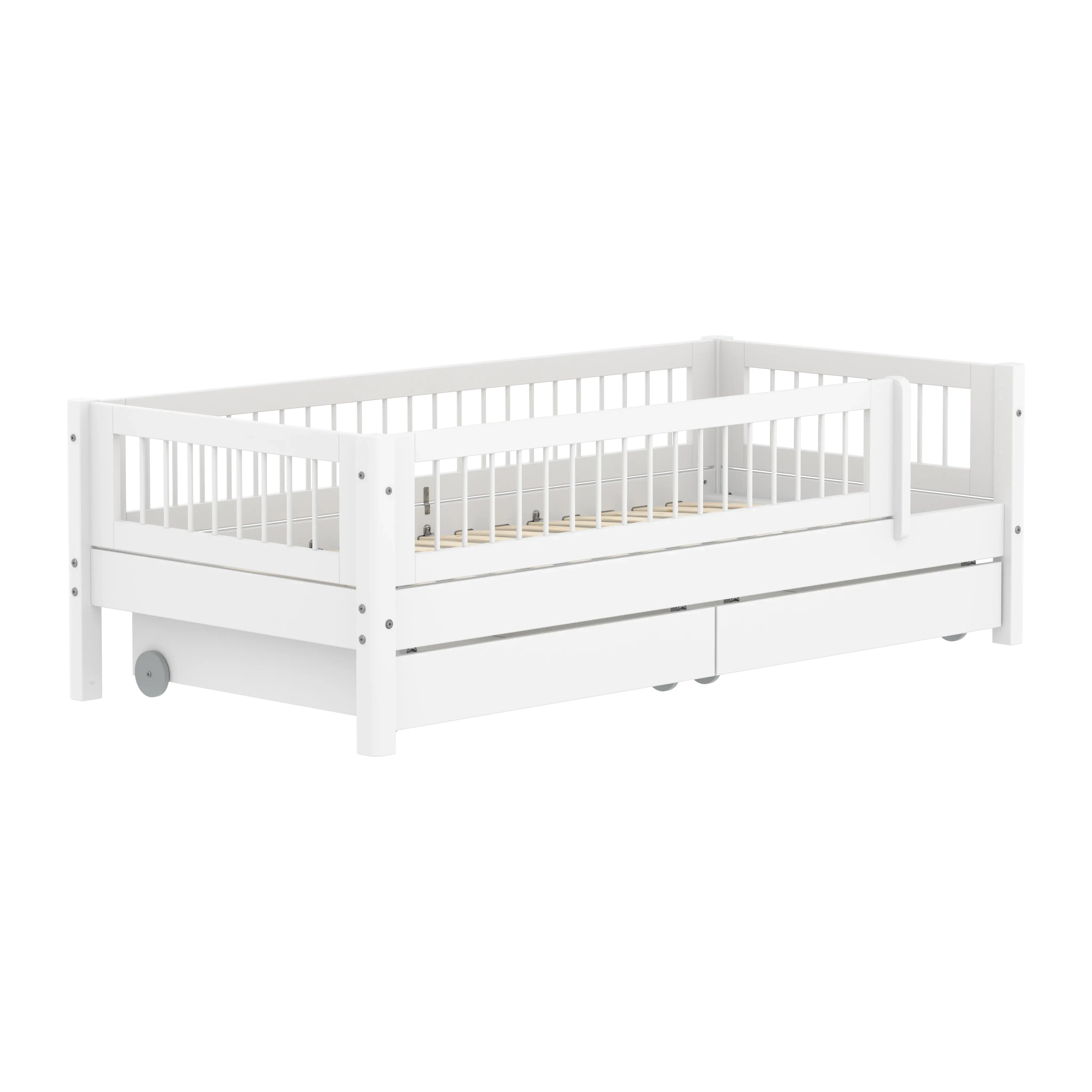 flexa-white-einzelbett-daybed-mit-crossbars-und-stauraum-90x200-cm-wei image 3