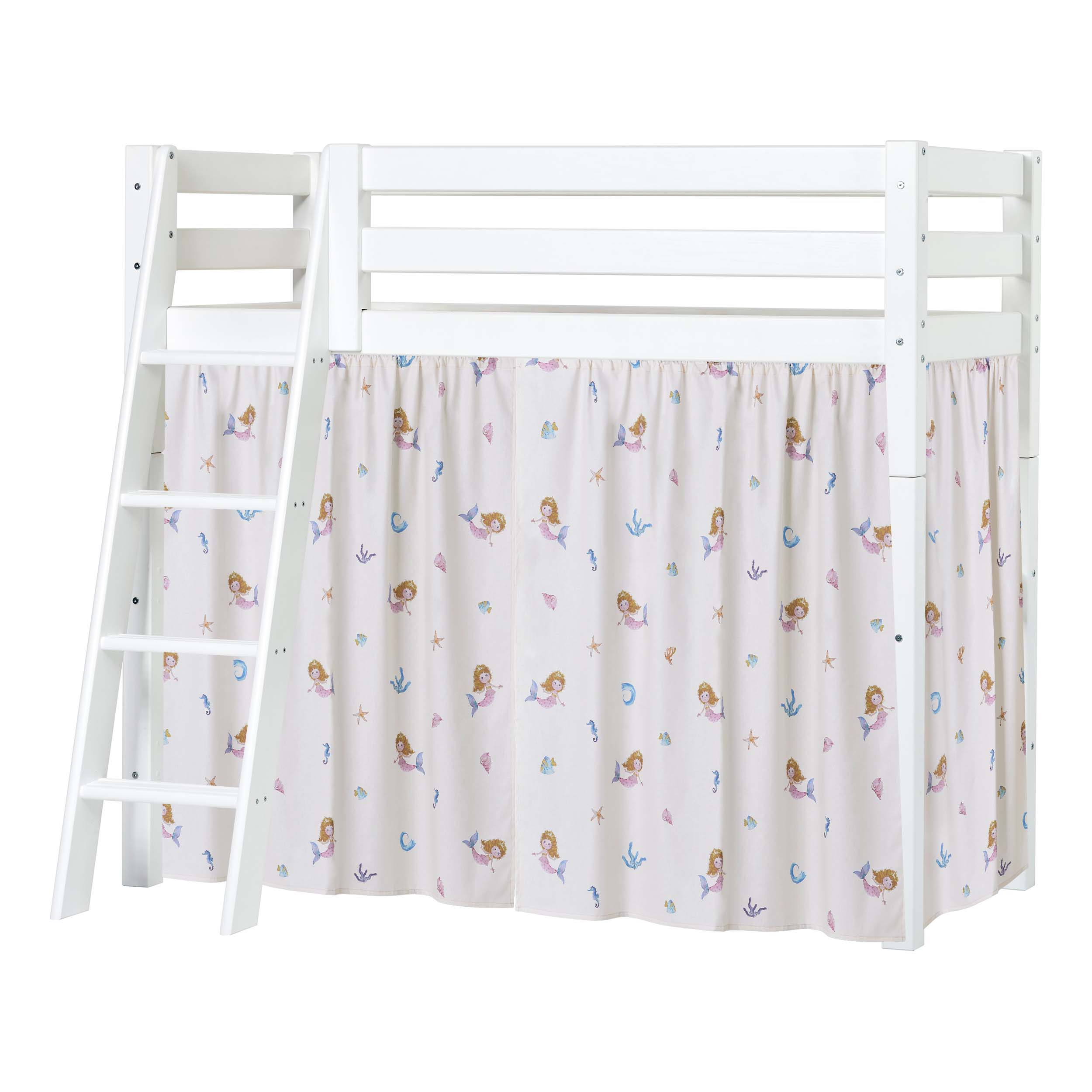 hoppekids-eco-luxury-mittelhohes-bett-mit-mermaid-bettvorhang image 4