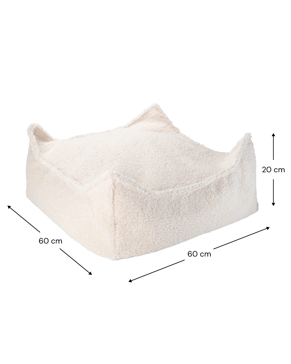 wigiwama-cream-white-teddy-square-ottoman image 3