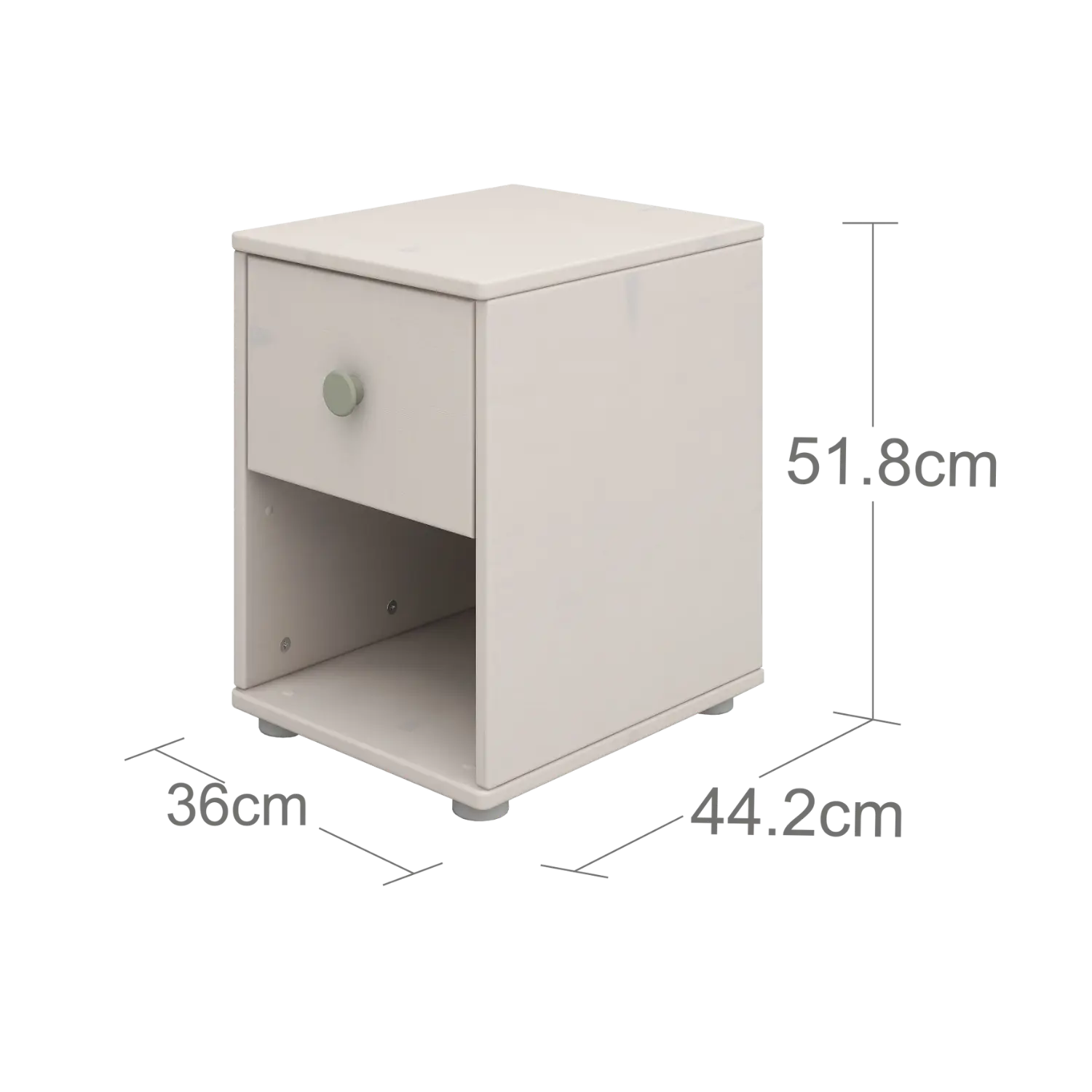 flexa-classic-kommode-mit-1-schublade-inkl-f-e-grau-2 image 6
