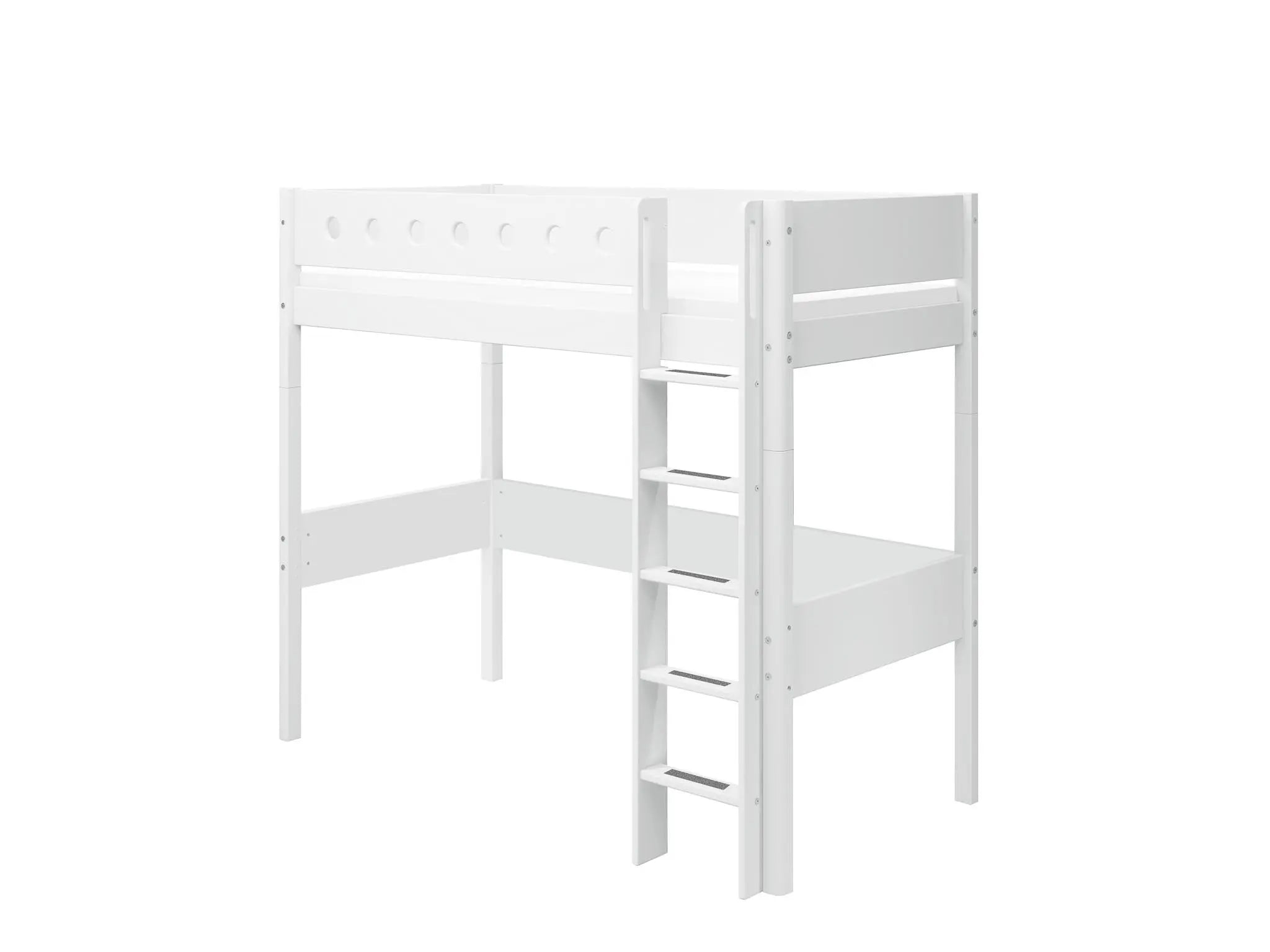 flexa-white-hochbett-184-cm-mit-leiter-und-absturzsicherung-90x200-cm-wei-2 image 1