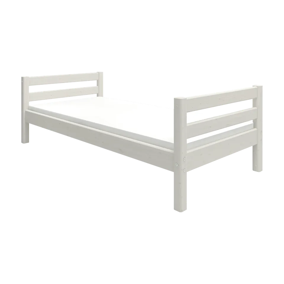flexa-classic-einzelbett-90x200-cm-wei-mit-lattenrost-bestseller image 1