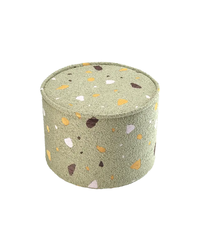 wigiwama-terrazzo-moss-pouf-kinder-sitzpouf image 1
