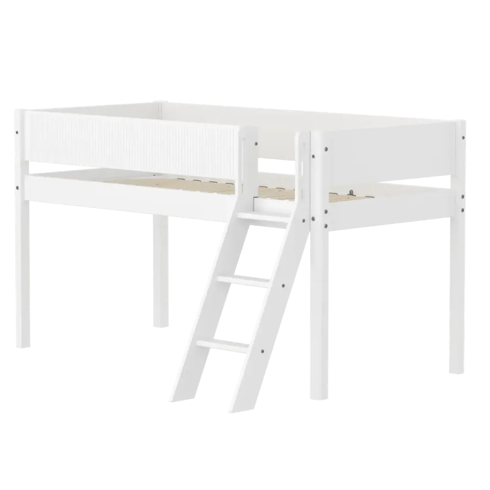 flexa-white-halbhohes-hochbett-120-cm-90x200-cm-wei-mit-schr-gleiter image 1