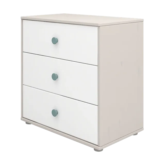 flexa-classic-kommode-mit-3-schubladen-grau-inkl-f-e-unter-das-classic-bett-oder image 1