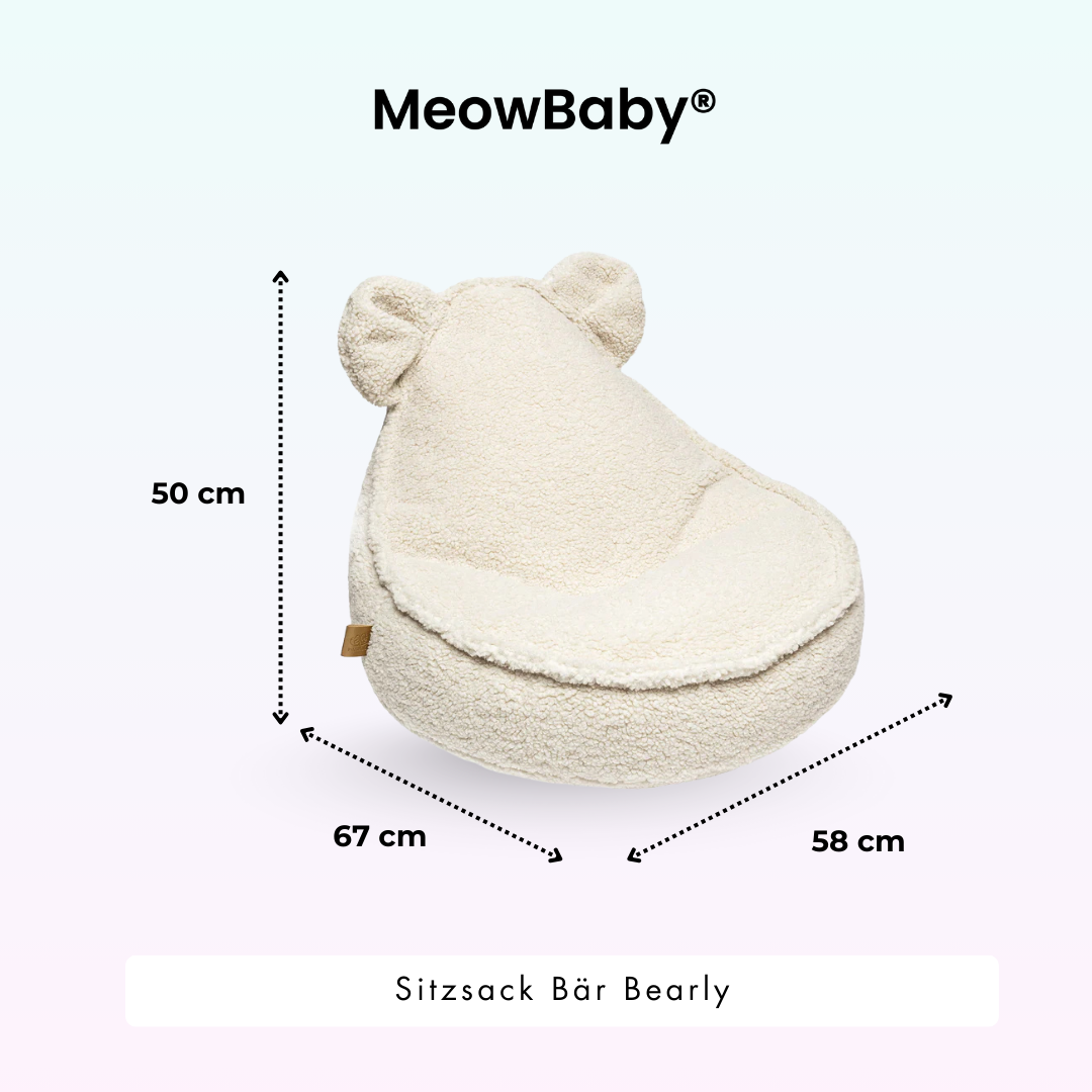 meowbaby-kindersessel-bearly-b-ren-sitzsack-soft-teddy-edition-pouf image 4