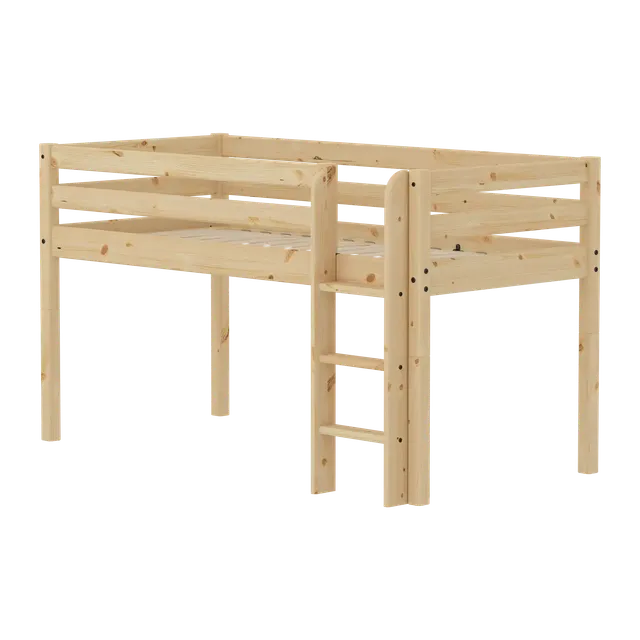 flexa-classic-raw-halbhohes-bett-90x200-cm-kiefernholz image 1