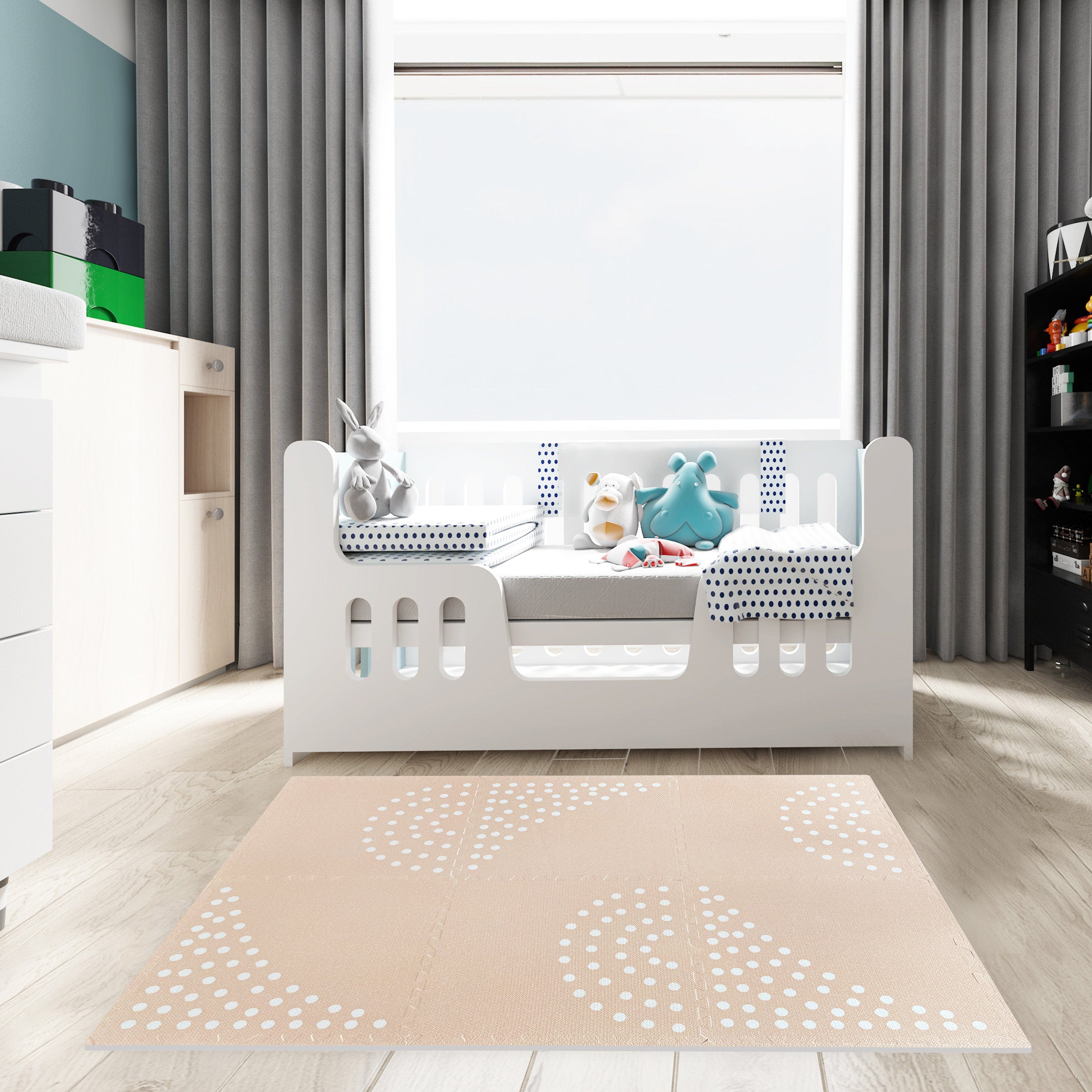 meowbaby-puzzlematte-120x180-cm-6-elemente-beige-gepunktet image 3
