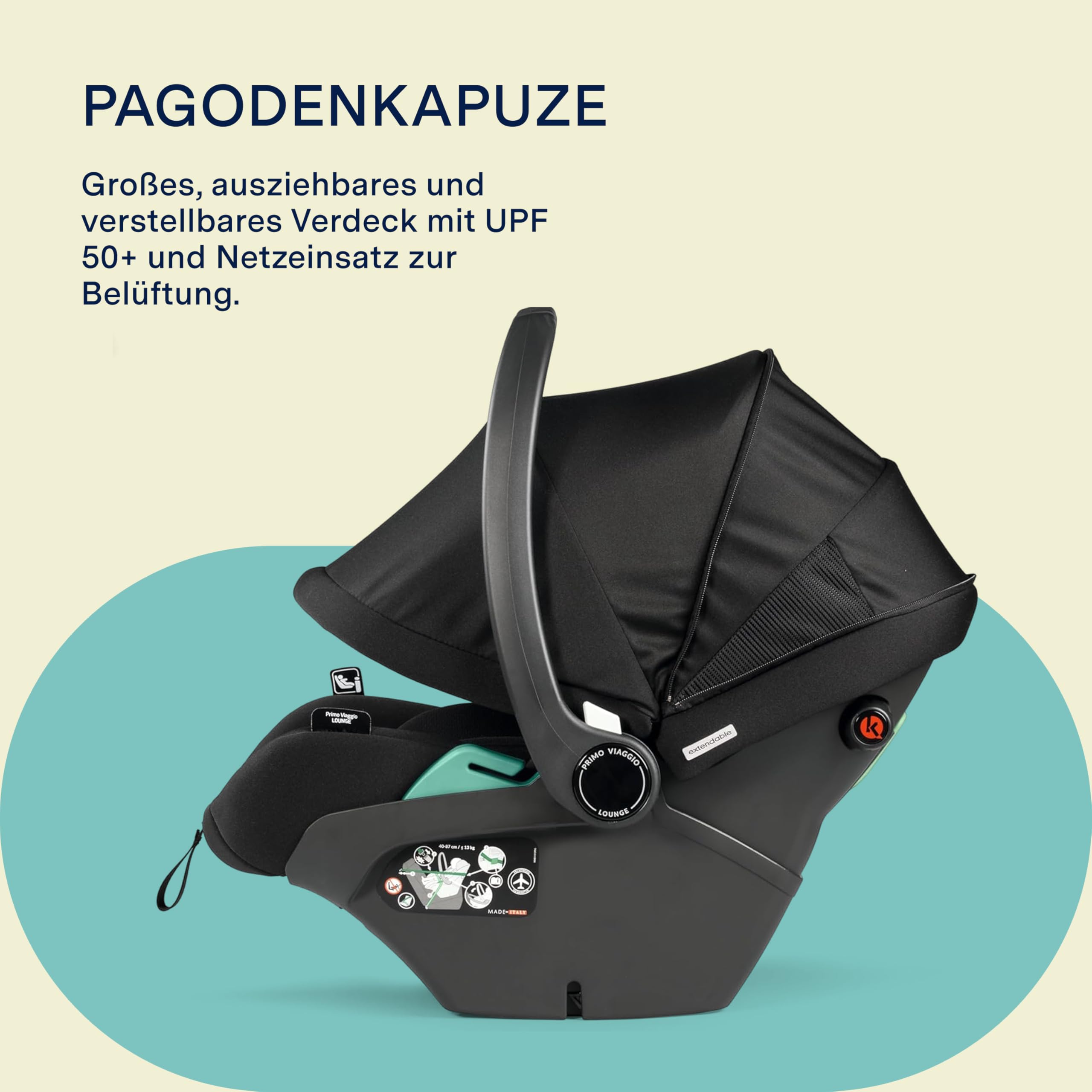 peg-perego-primo-viaggio-lounge-babyschale-40-87-cm-onyx-mit-isofix image 8
