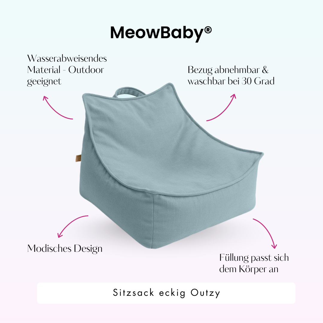 meowbaby-outdoor-kinder-sitzsack-outzy-eckig-outdoor-living-edition image 3