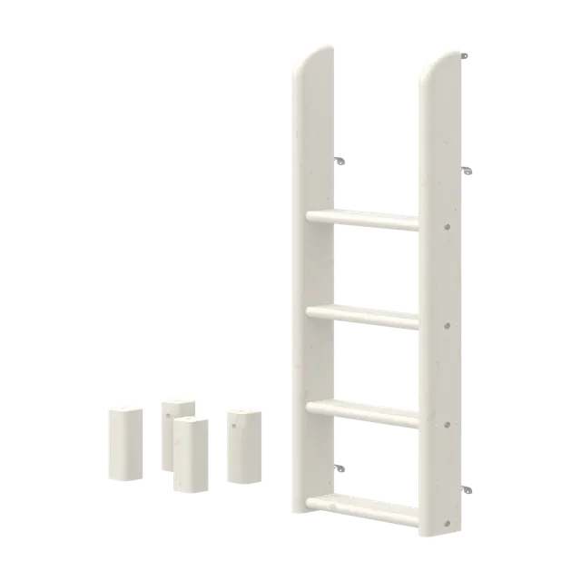 flexa-leiter-und-pfosten-f-r-classic-etagenbett-154-cm-wei-massiv-kiefer image 1
