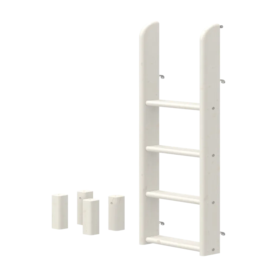 flexa-leiter-und-pfosten-f-r-classic-etagenbett-154-cm-wei-massiv-kiefer image 1