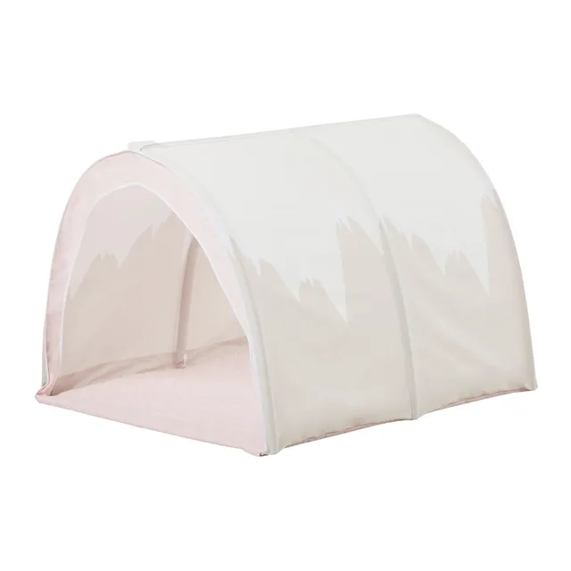 hoppekids-winter-wonderland-tunnel-kuschelh-hle-f-r-bett-und-boden image 1
