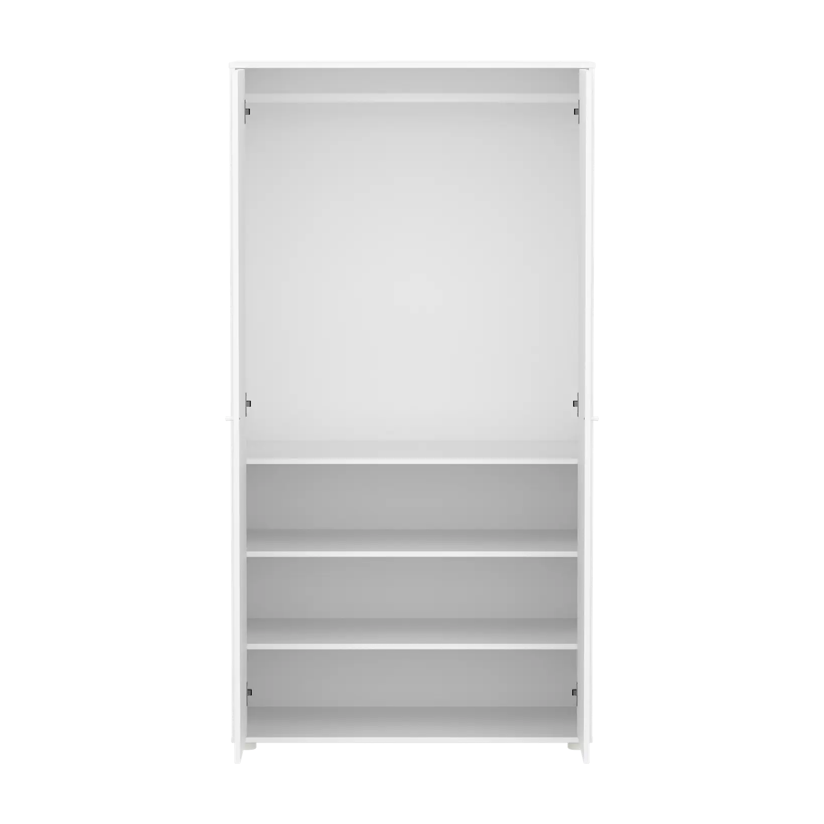 flexa-saga-kleiderschrank-2-t-ren-oat-metallf-e-griffe-wei image 5