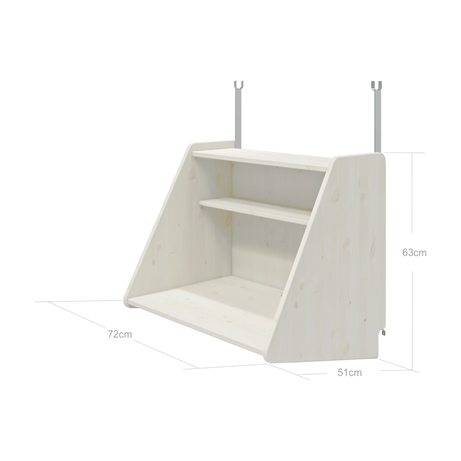 flexa-classic-click-on-schreibtisch-f-r-hochbetten-wei image 4