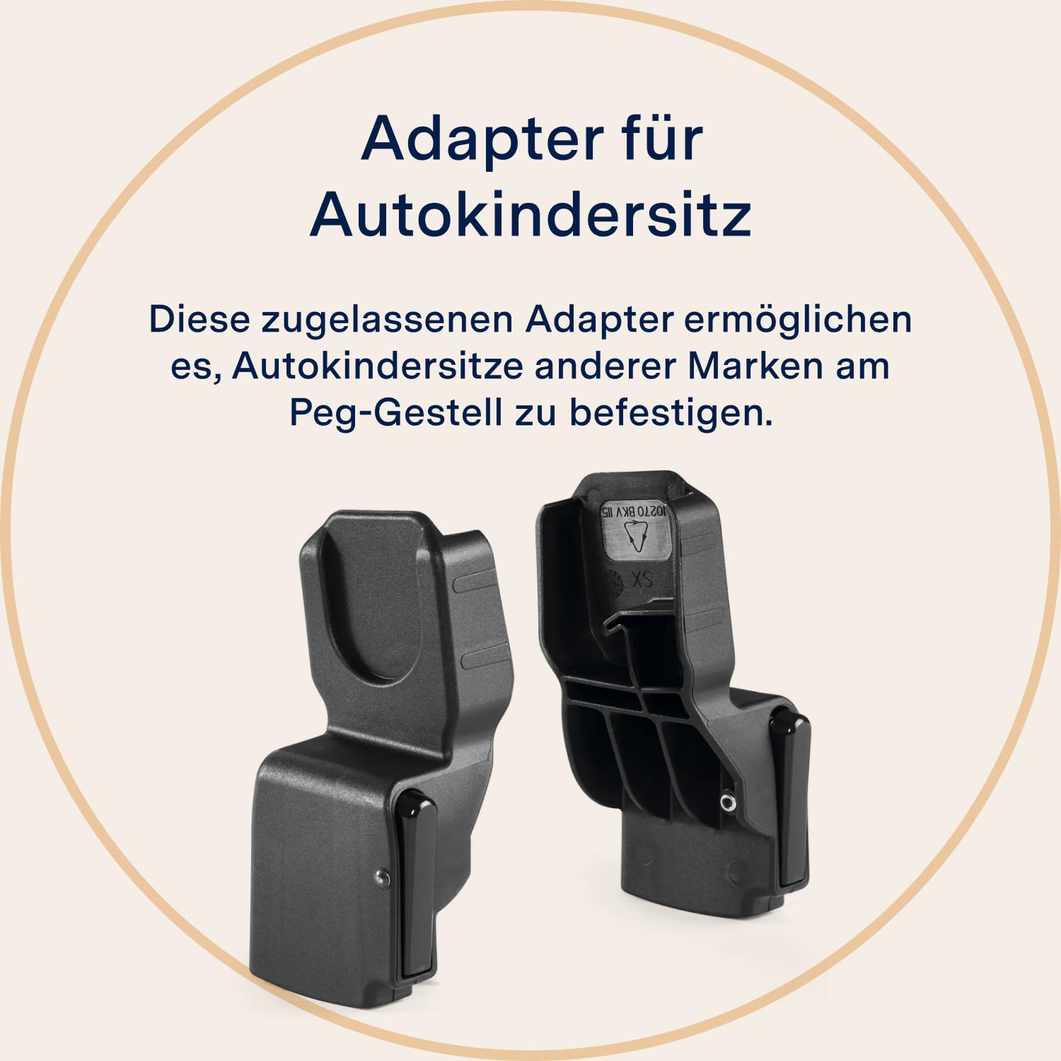 peg-perego-adapter-f-r-autositz-fremdschalen-f-r-veloce-vivace-ypsi image 2