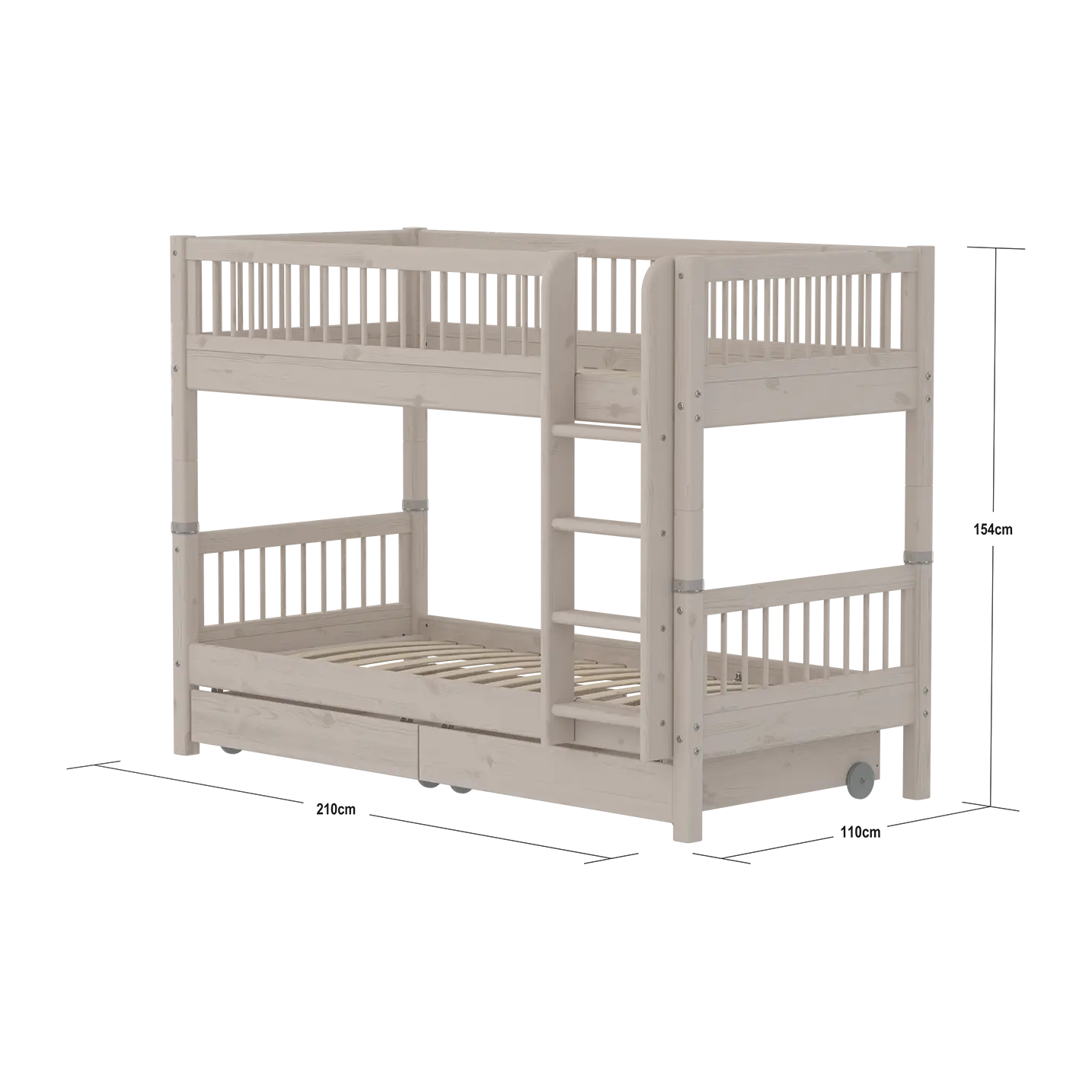 flexa-classic-etagenbett-154-cm-mit-schubladen-und-absturzsicherung-90x200-cm-gr image 4