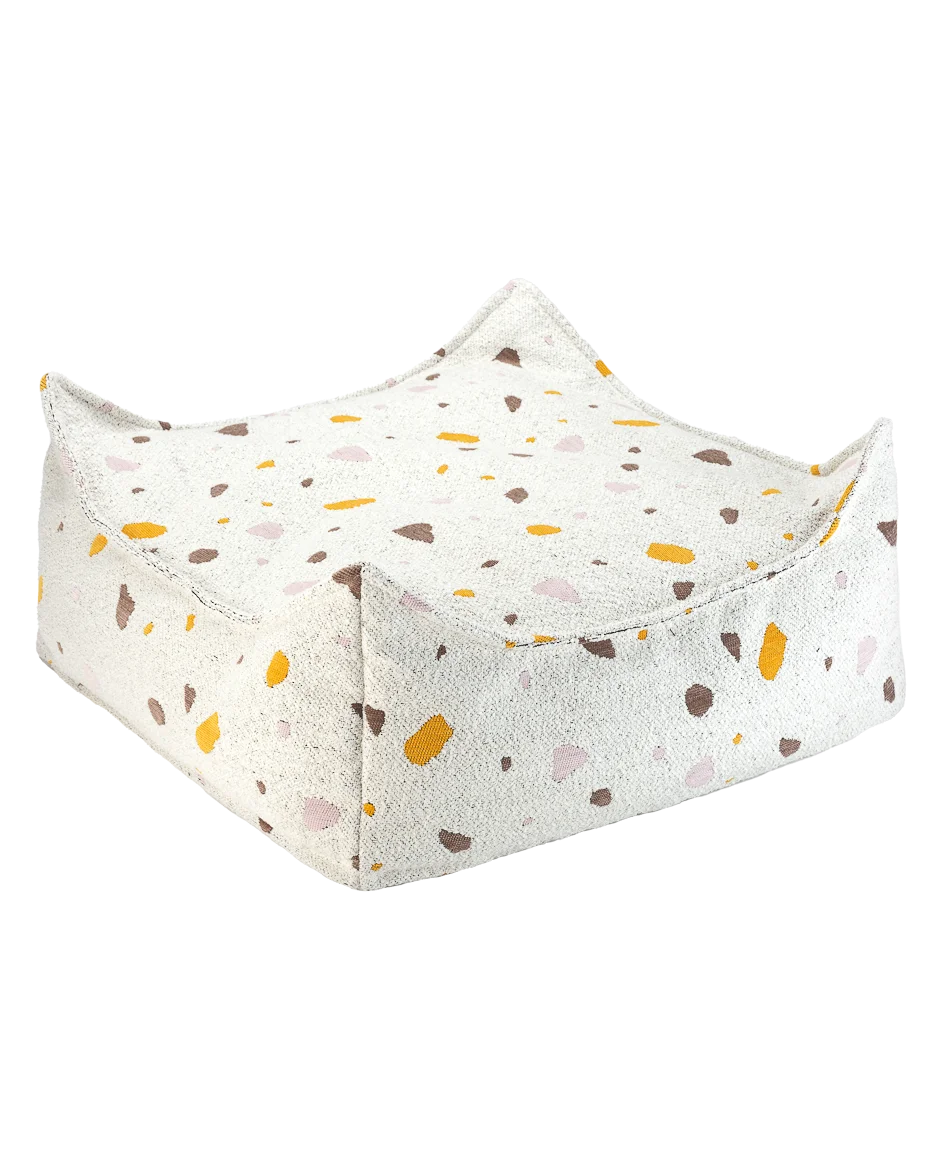 wigiwama-square-ottoman-terrazzo-marble-quadratischer-kinder-hocker image 1