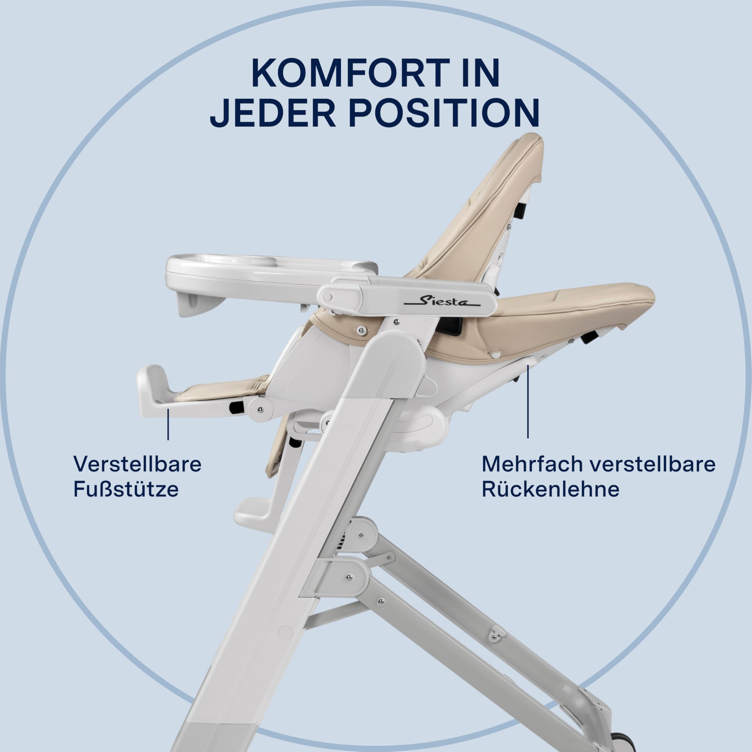 peg-perego-siesta-follow-me-hochstuhl-0-3-jahre-astral image 3