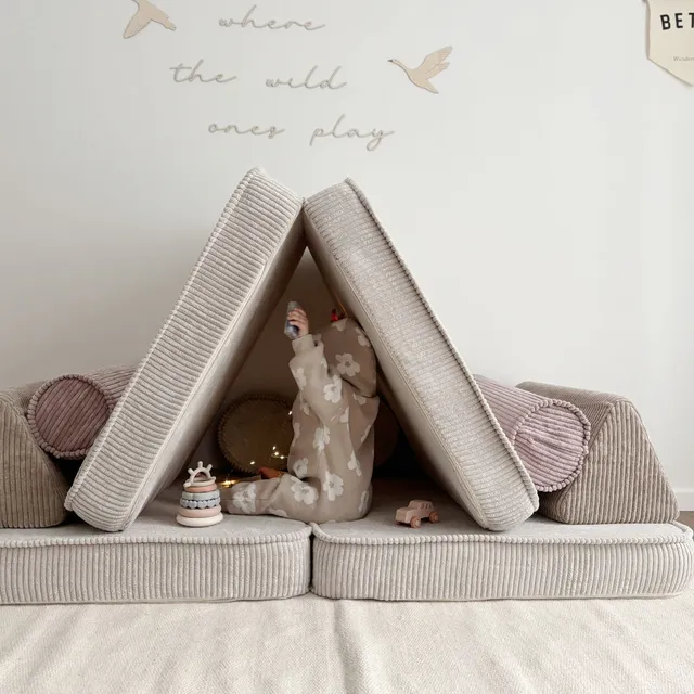 meowbaby-spielsofa-sthetik-cord-cookie-dream-160x76x52-cm-classic-cord-edition image 1