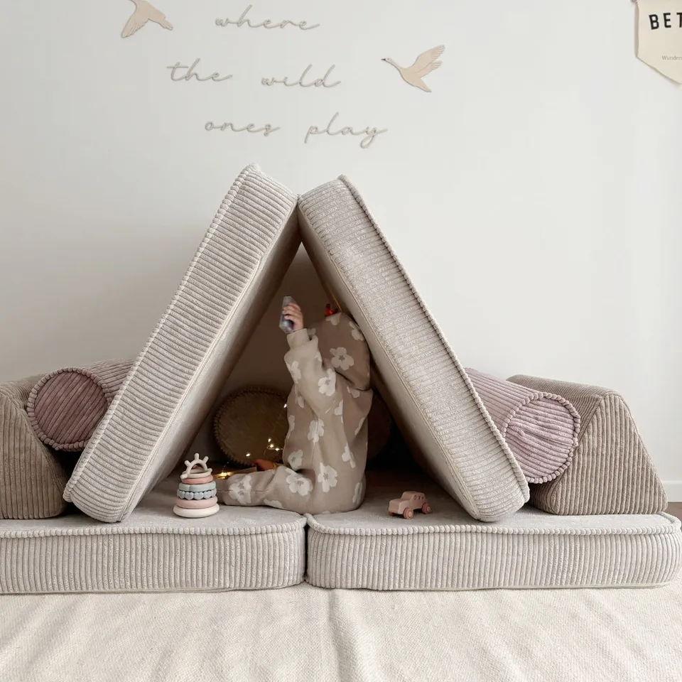 meowbaby-spielsofa-sthetik-cord-cookie-dream-160x76x52-cm-classic-cord-edition image 1