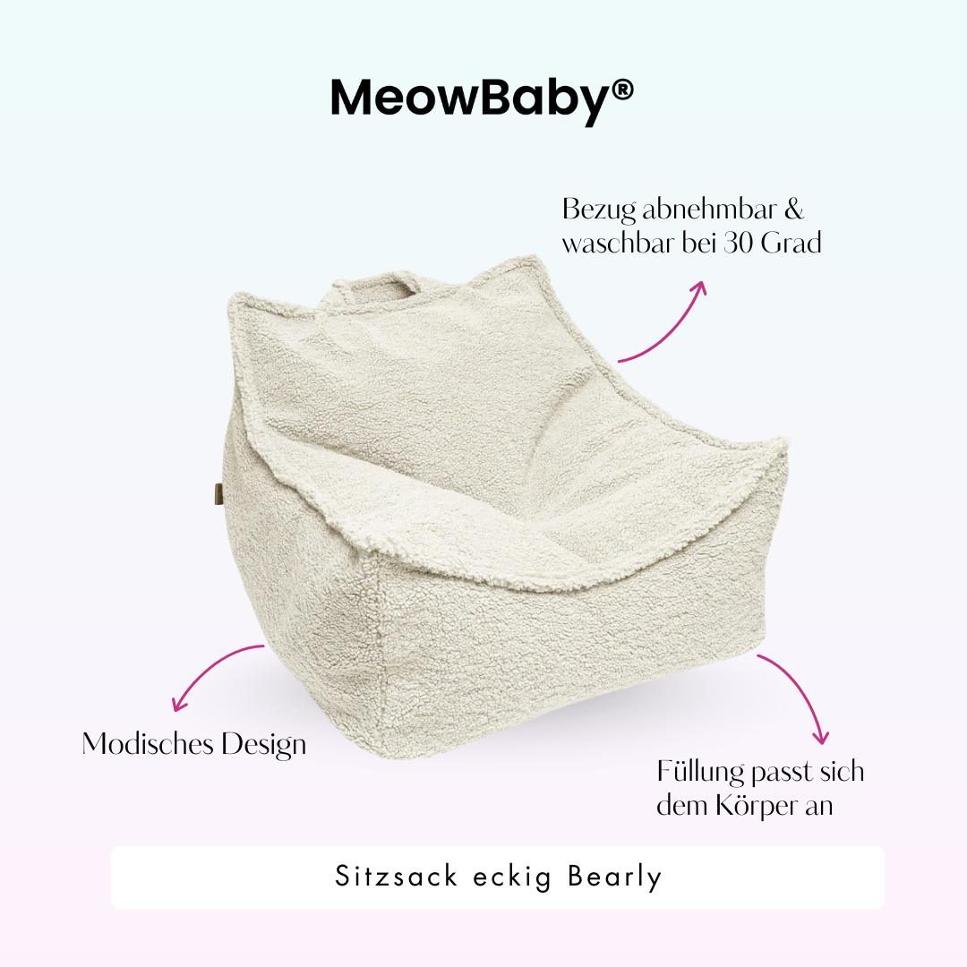 meowbaby-bearly-eckiger-kinderpouf-soft-teddy-edition image 3