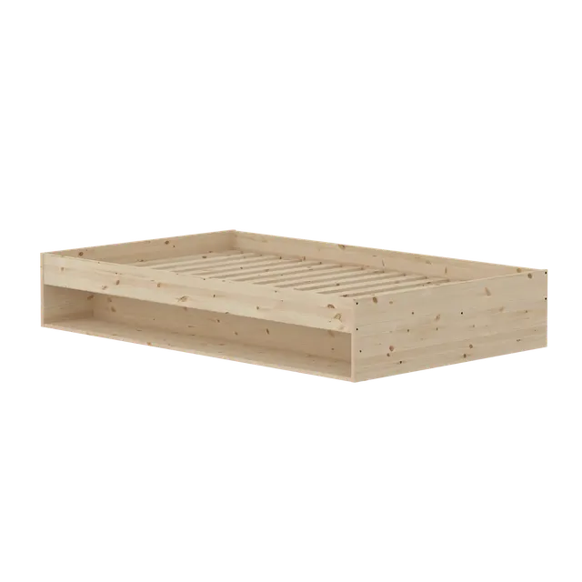 flexa-grow-doppelbett-mit-regal-120x200-cm-kiefernholz image 1
