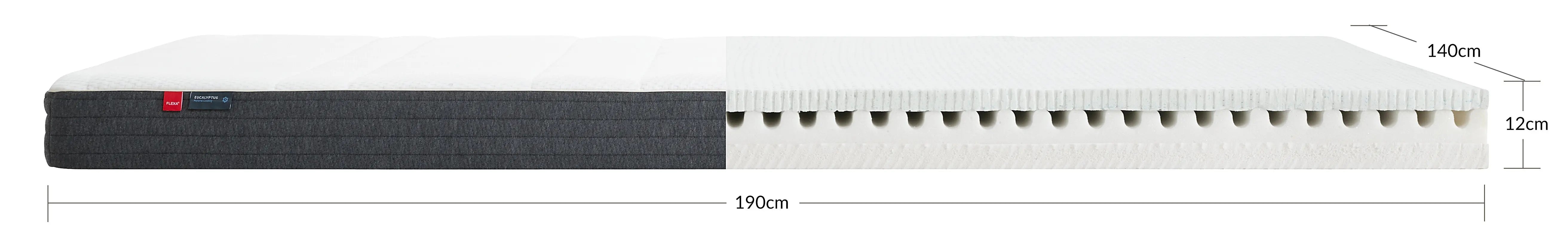 flexa-matratze-140x190-cm-eukalyptusbezug-latex-kaltschaum image 7