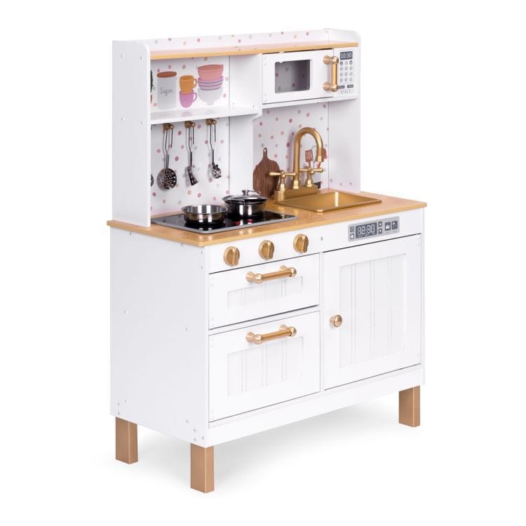 meowbaby-montessori-holzspielk-che-mit-sound-und-led-wei-gold image 3