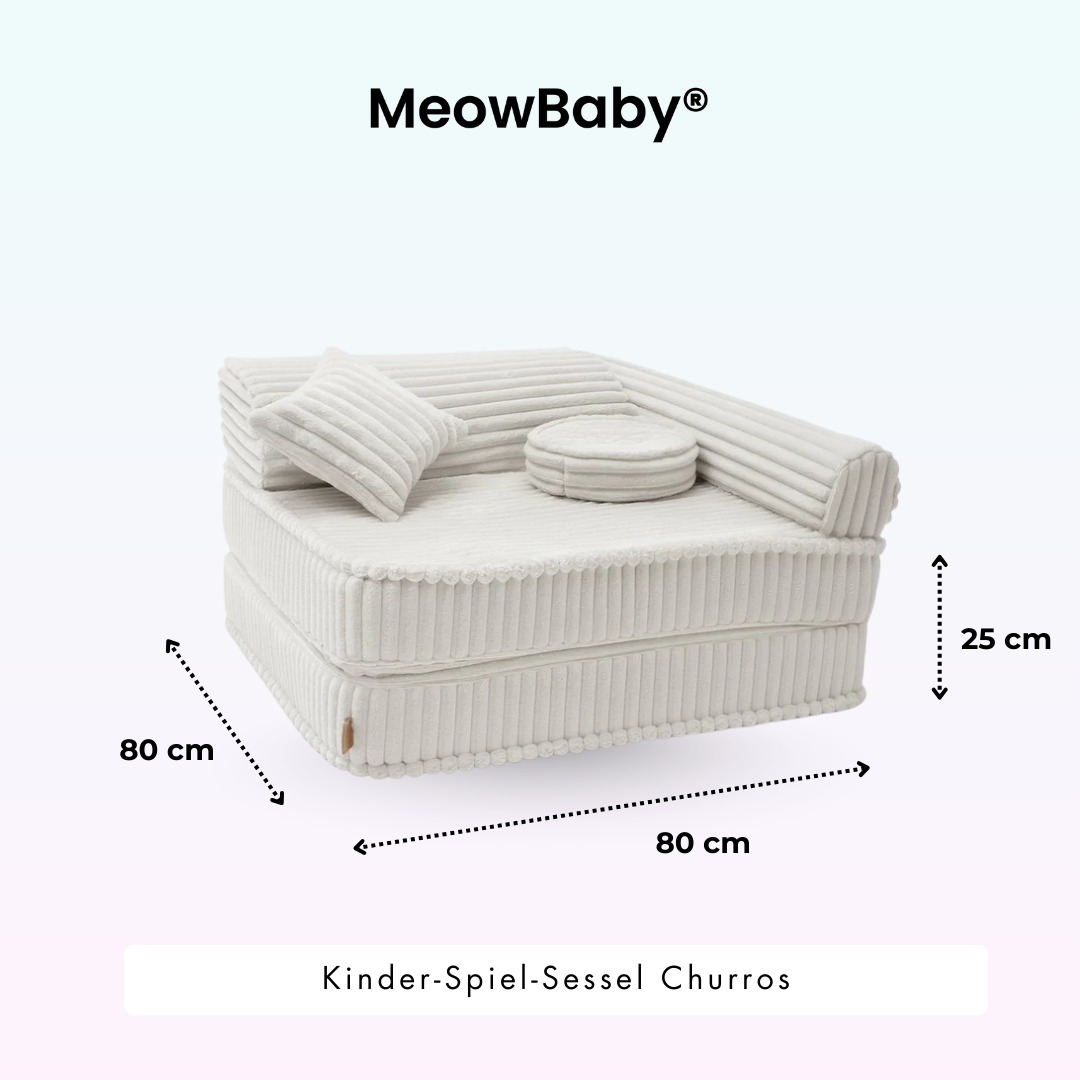meowbaby-churros-3-in-1-kindersessel-faltbare-kindercouch-spielmatratze-pl-schco image 5