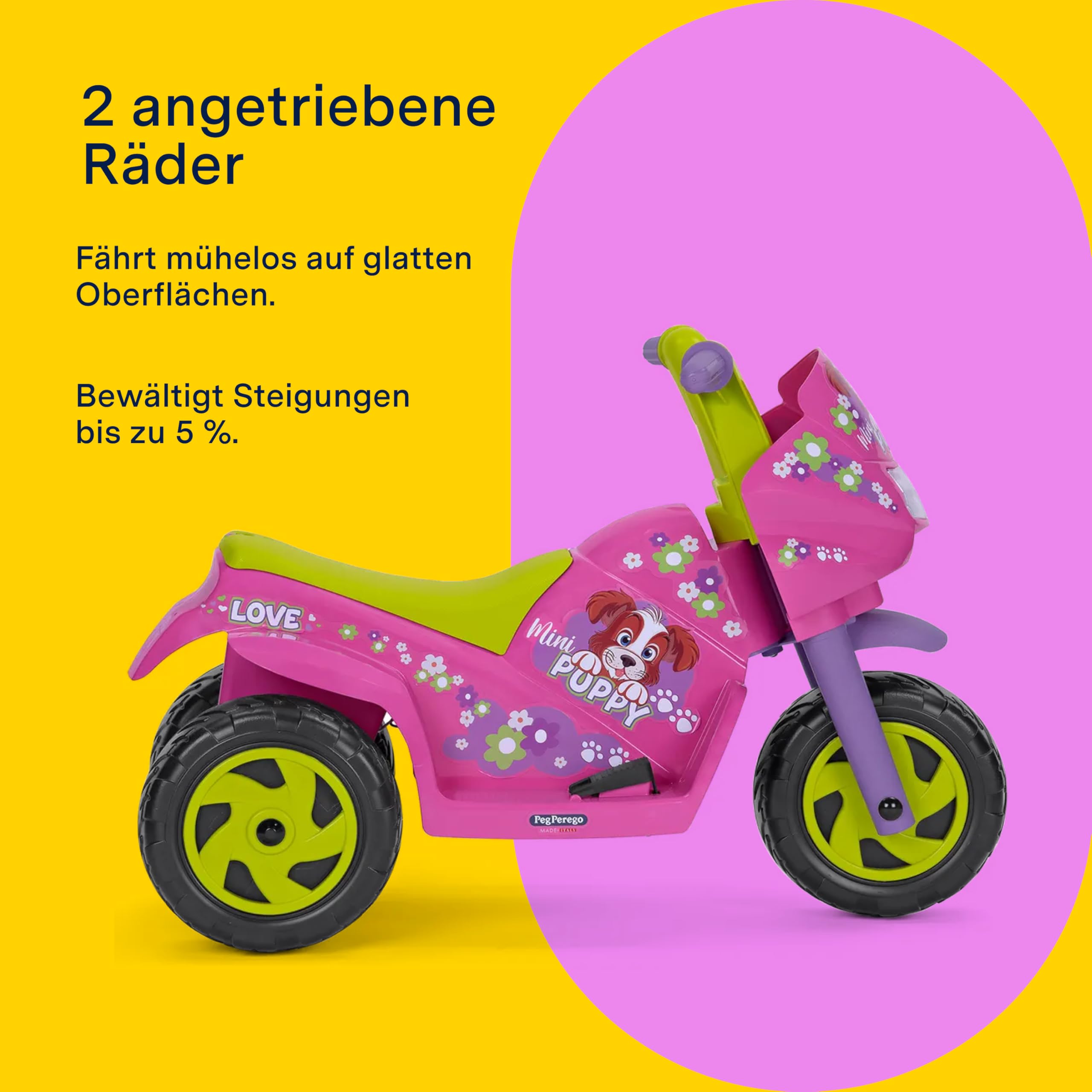 peg-perego-mini-puppy-elektromotorrad-6v-ab-1-jahr image 5