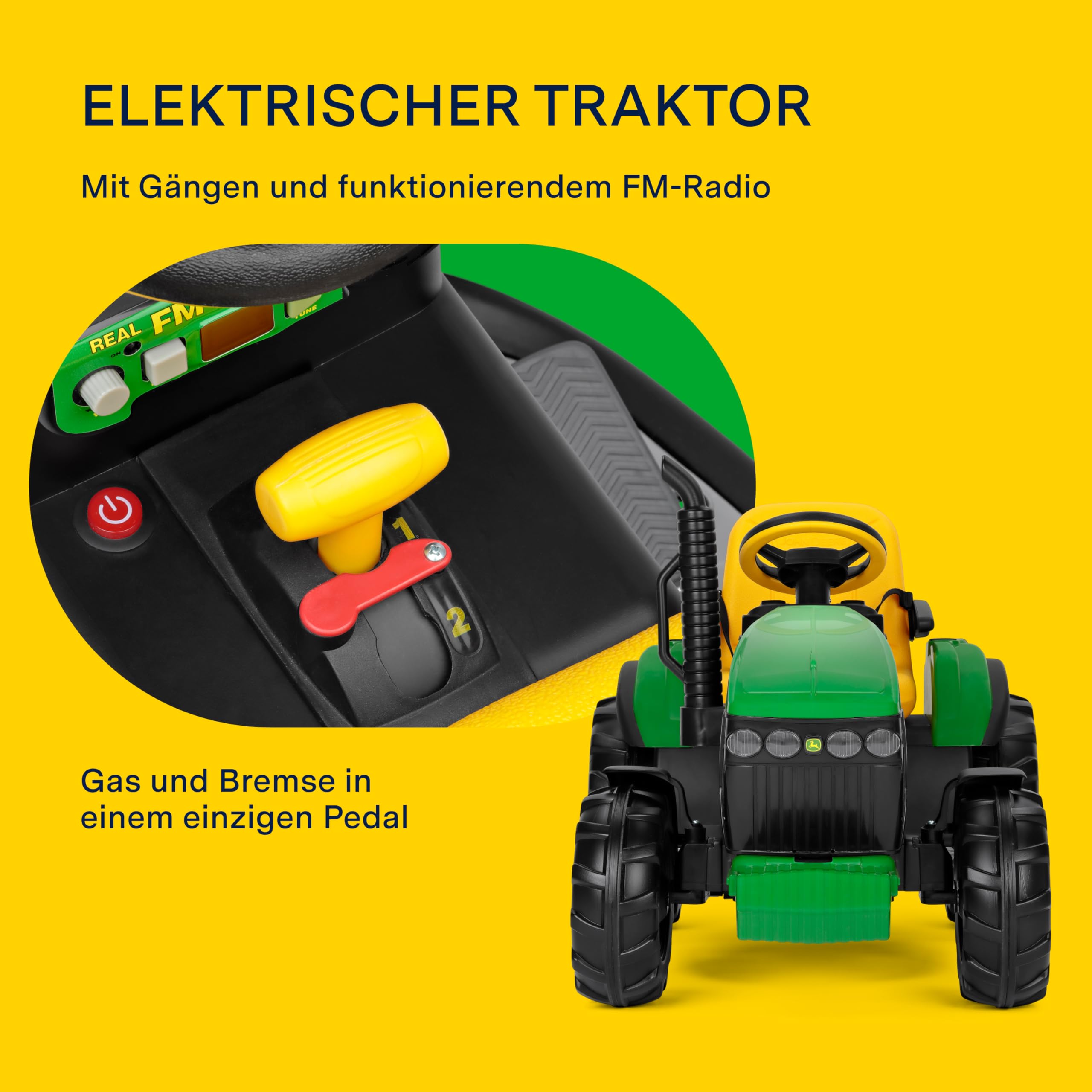 peg-perego-john-deere-rc-tractor-12v-elektro-traktor-mit-anh-nger-und-fernbedien image 5