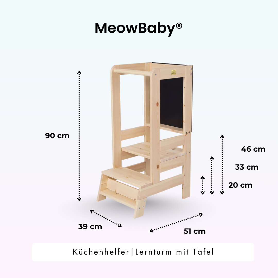 meowbaby-lernturm-k-chenhelfer-mit-tafel image 4